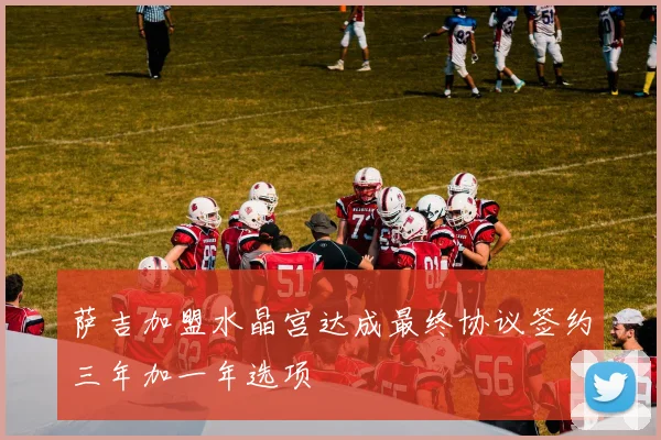 萨吉加盟水晶宫达成最终协议签约三年加一年选项